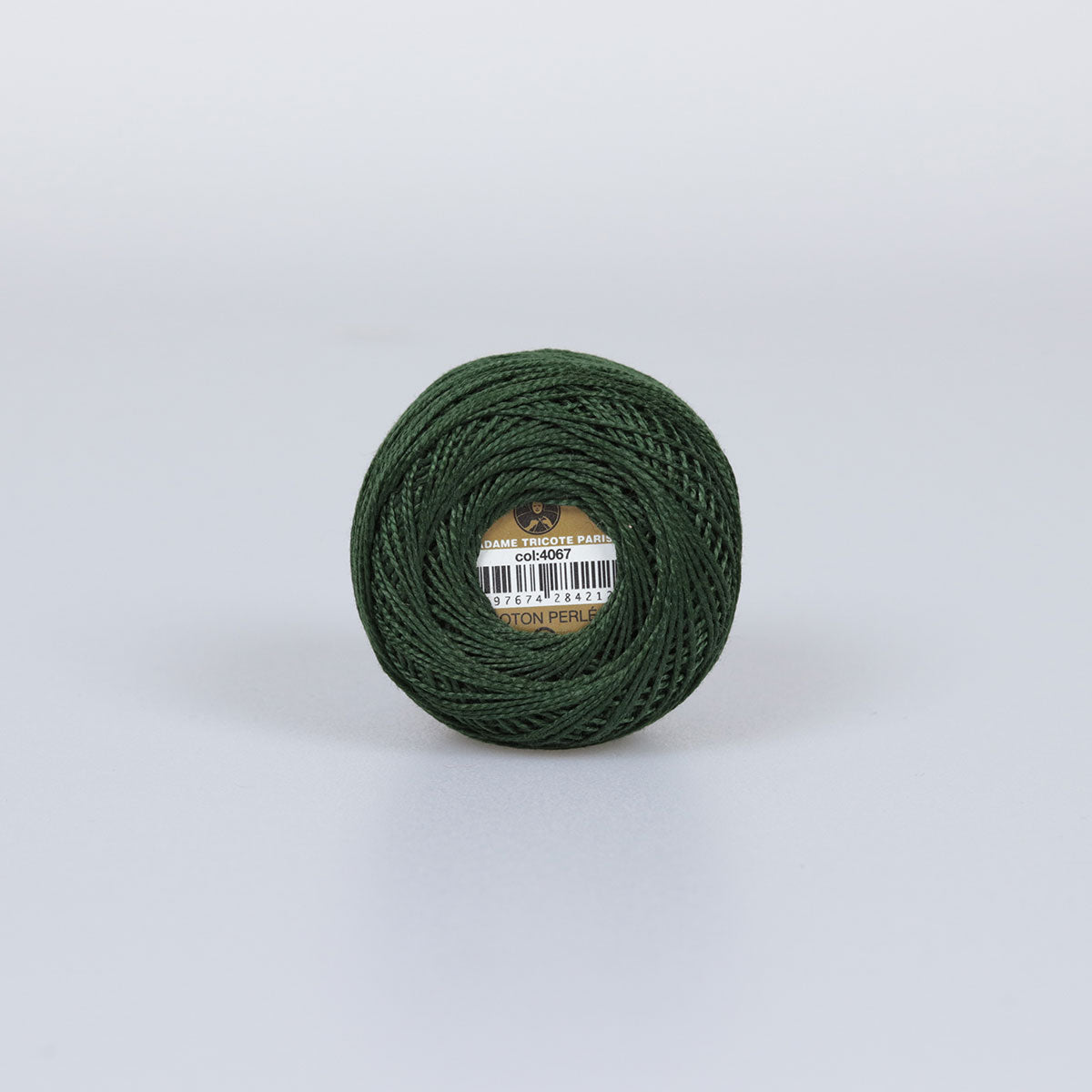 Madame Tricote Paris Hand Knitting Cotton Yarn Green (10 x 10g Pack)