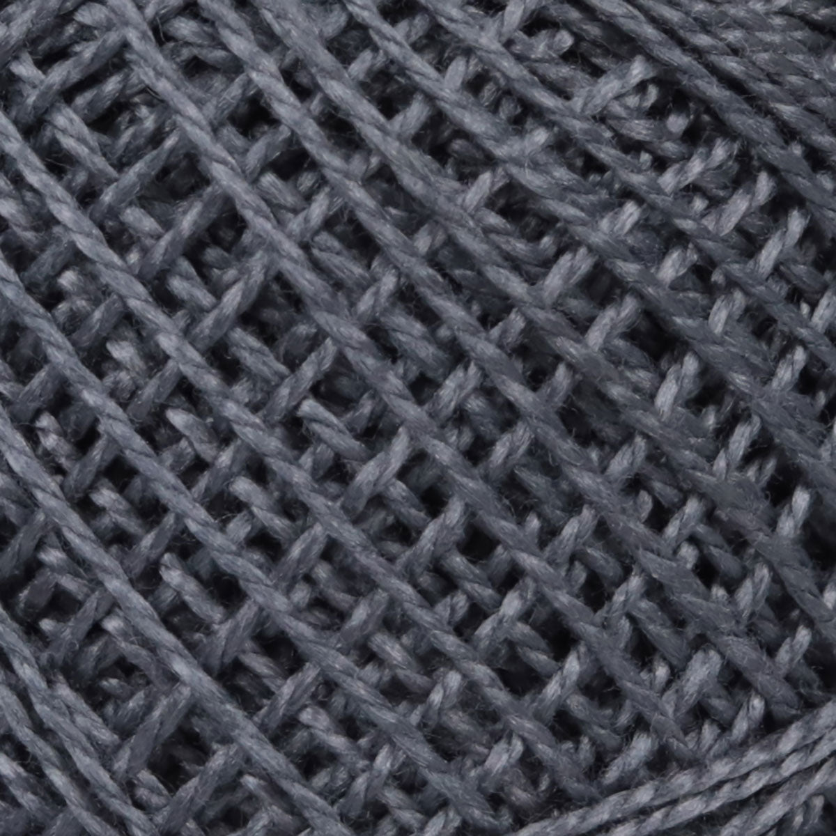 Madame Tricote Paris Hand Knitting Cotton Yarn Grey (10 x 10g Pack)