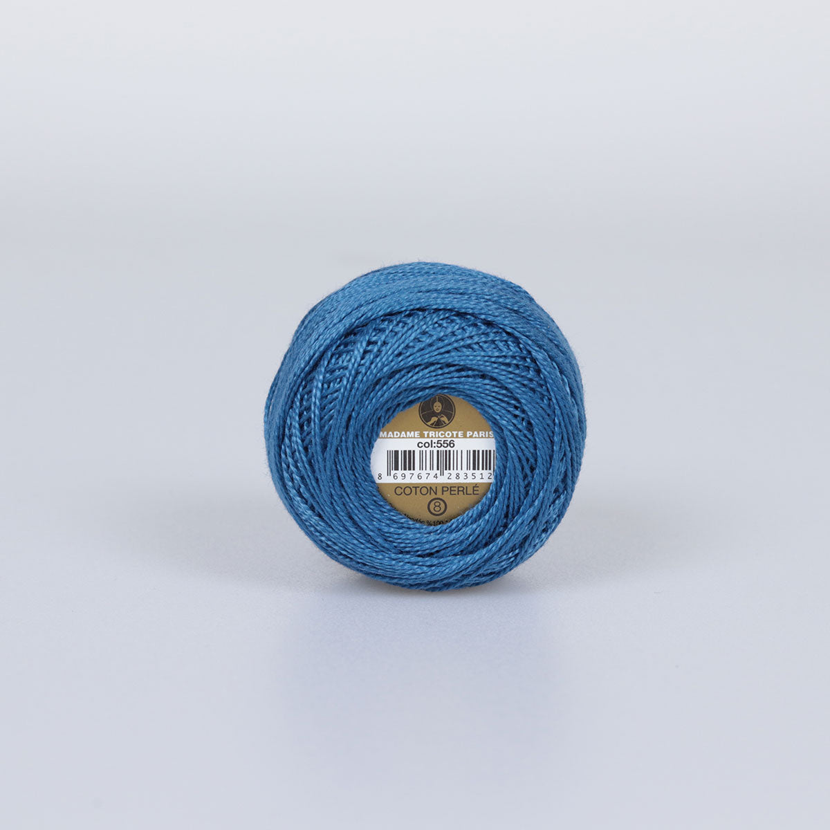 Madame Tricote Paris Hand Knitting Cotton Yarn Blue (10 x 10g Pack)