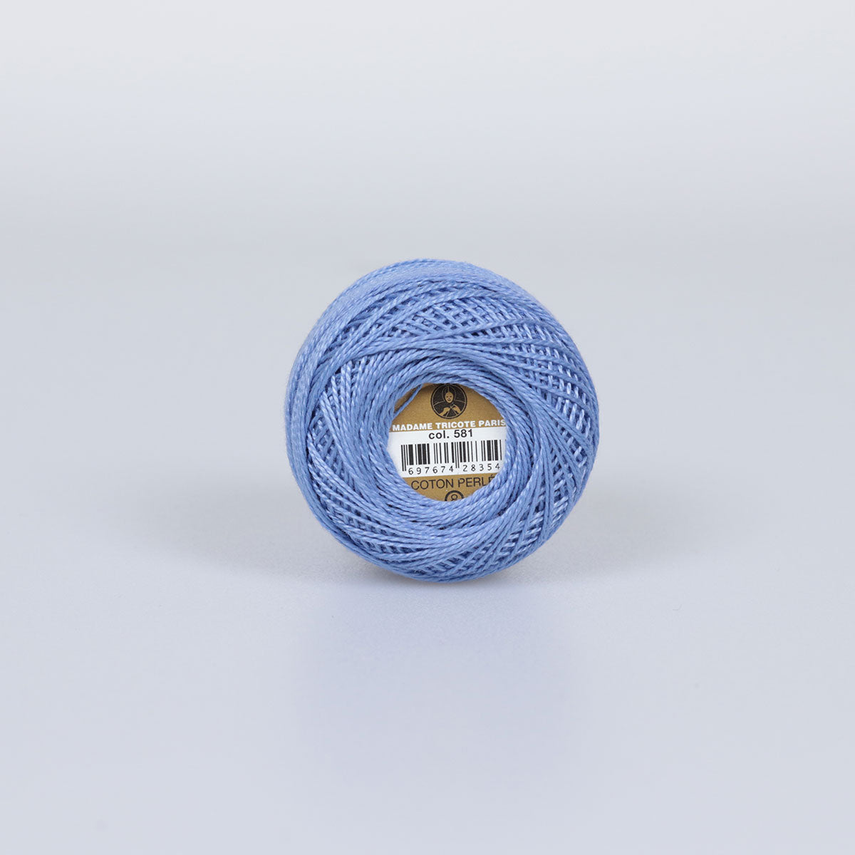 Madame Tricote Paris Hand Knitting Cotton Yarn Blue (10 x 10g Pack)