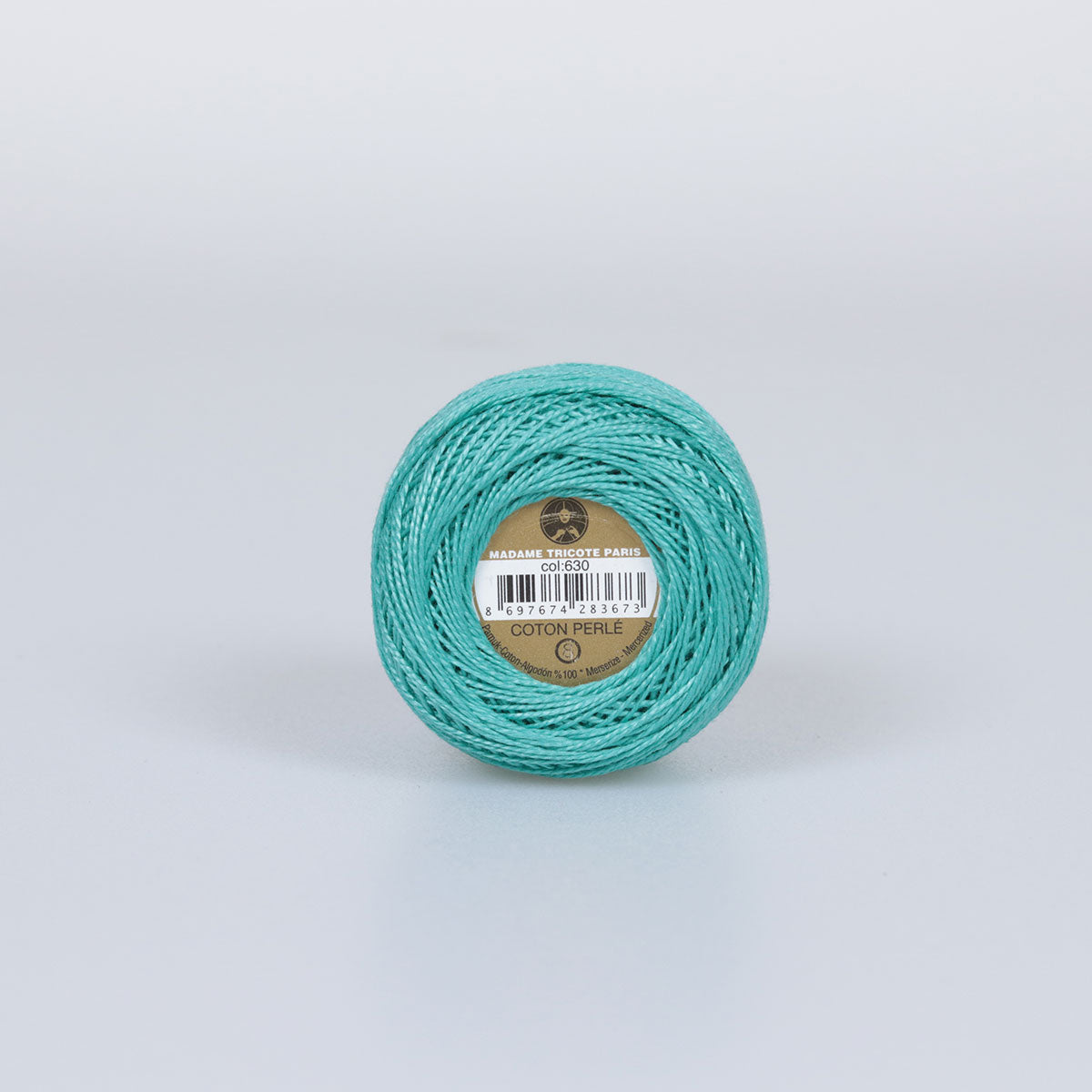 Madame Tricote Paris Hand Knitting Cotton Yarn Blue (10 x 10g Pack)