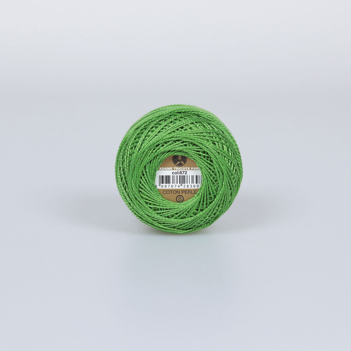 Madame Tricote Paris Hand Knitting Cotton Yarn Green (10 x 10g Pack)