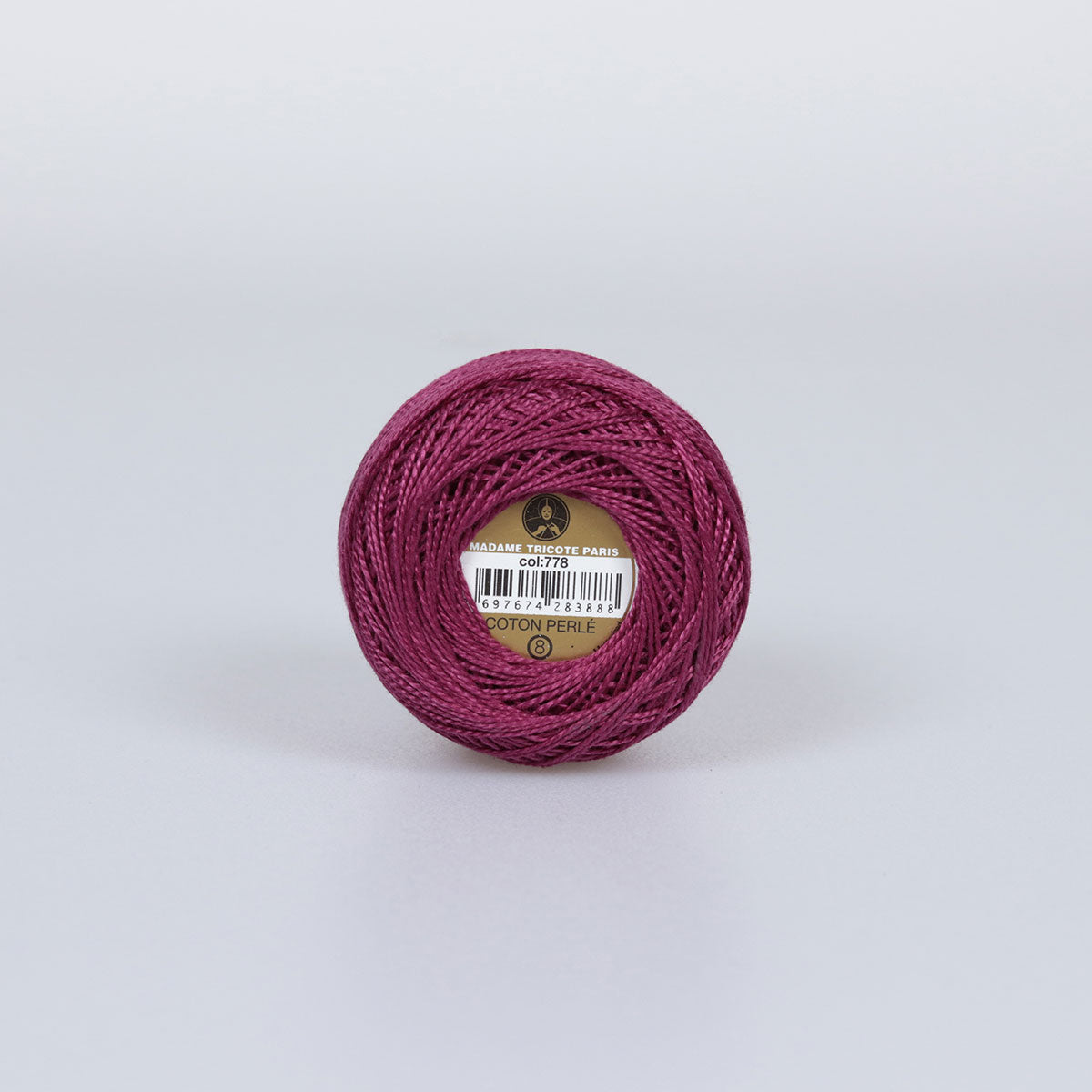 Madame Tricote Paris Hand Knitting Cotton Yarn Pink (10 x 10g Pack)