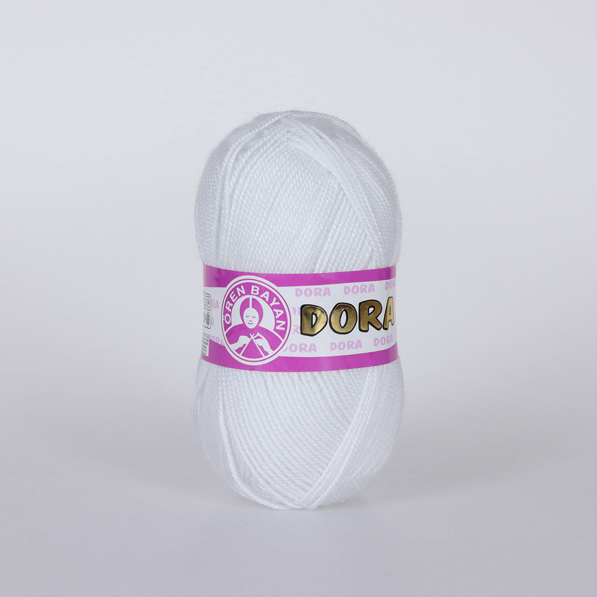 Dora Hand Knitting Yarn White - Kristal Wool