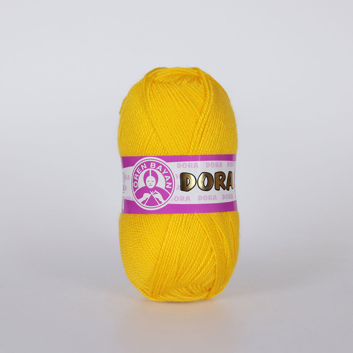 Dora Hand Knitting Yarn Yellow - Kristal Wool