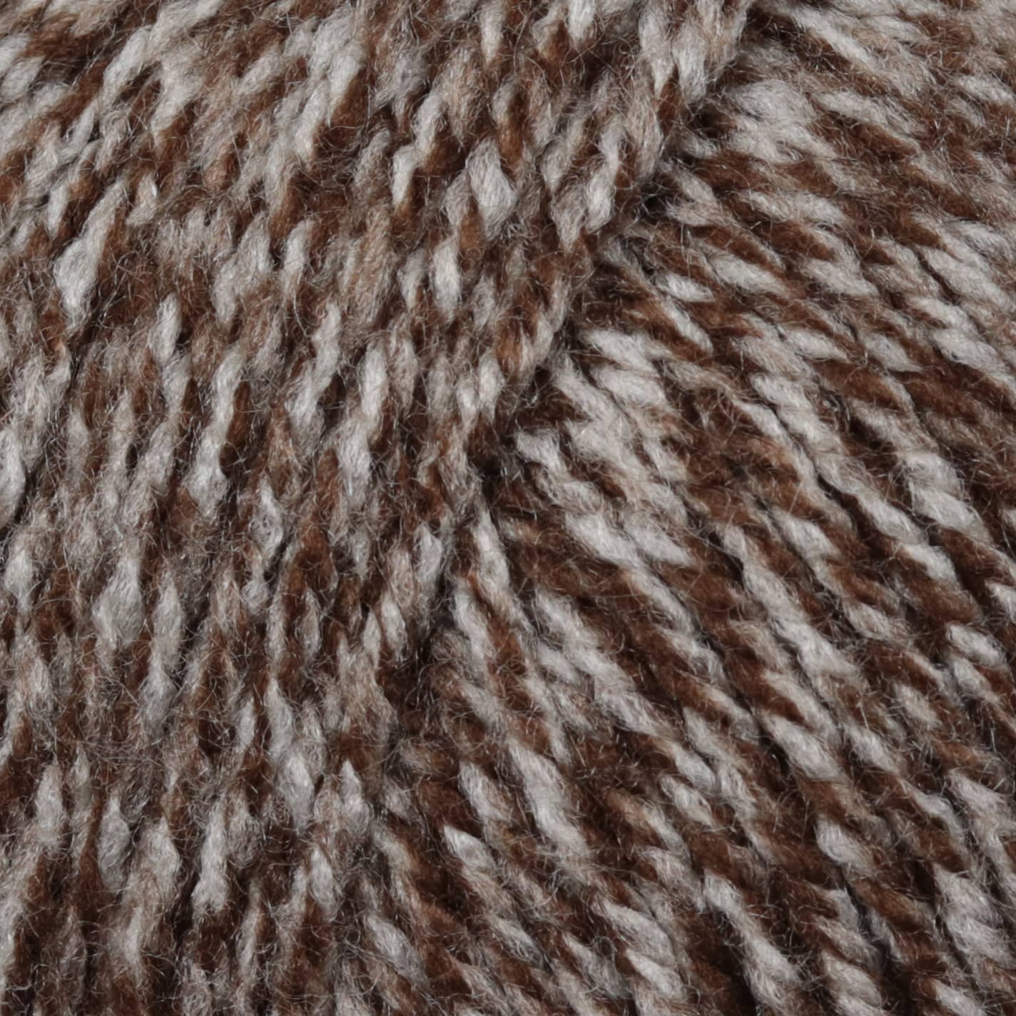 Favori Hand Knitting Yarn Brown-White - Kristal Wool