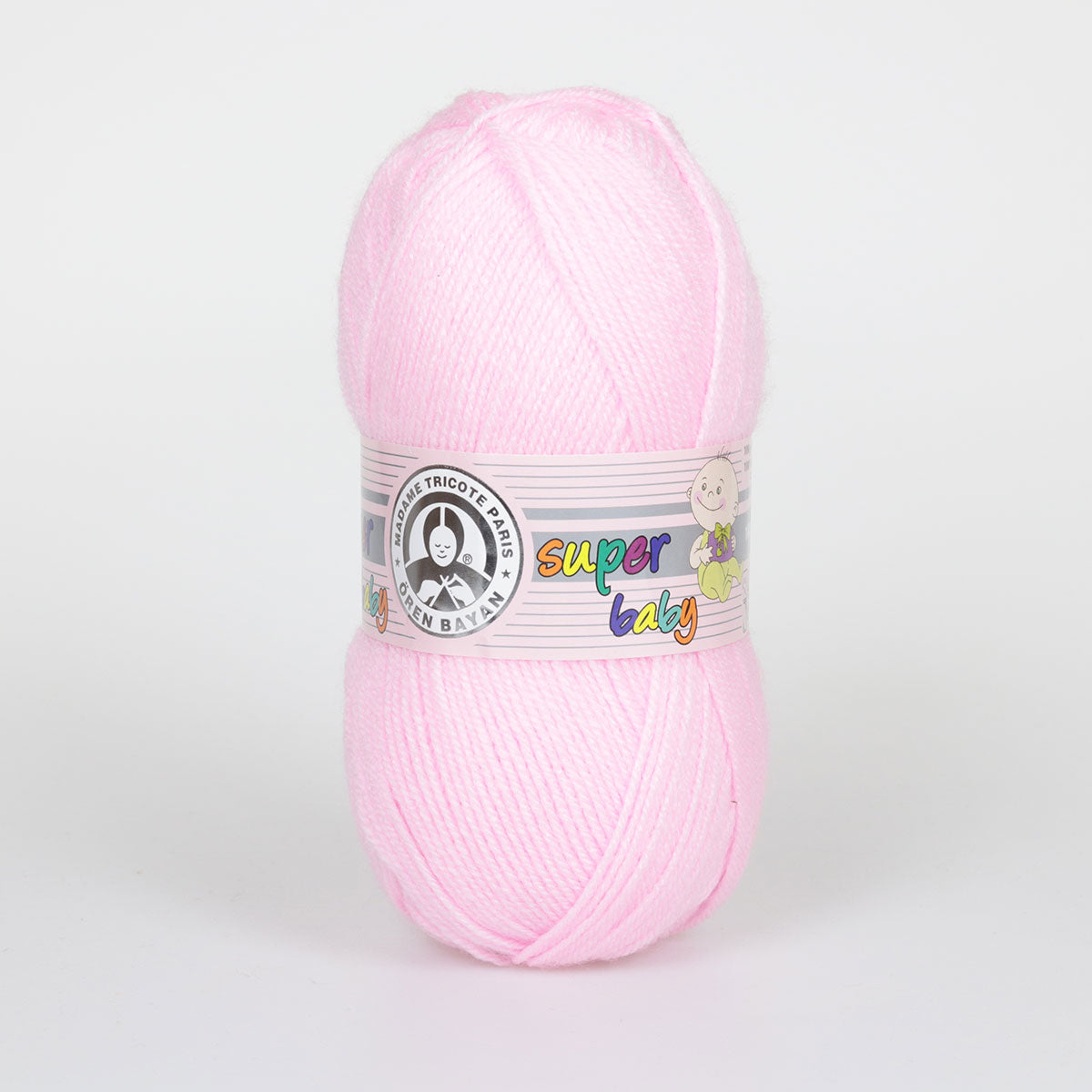 Super Baby Hand Knitting Yarn Soft Pink - Kristal Wool